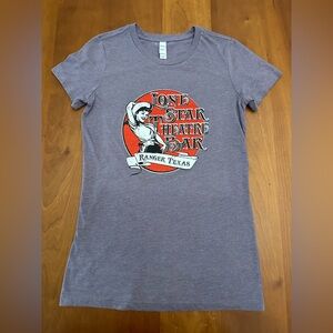 The Lone Star Theatre Bar in Ranger Texas Tshirt.  size medium